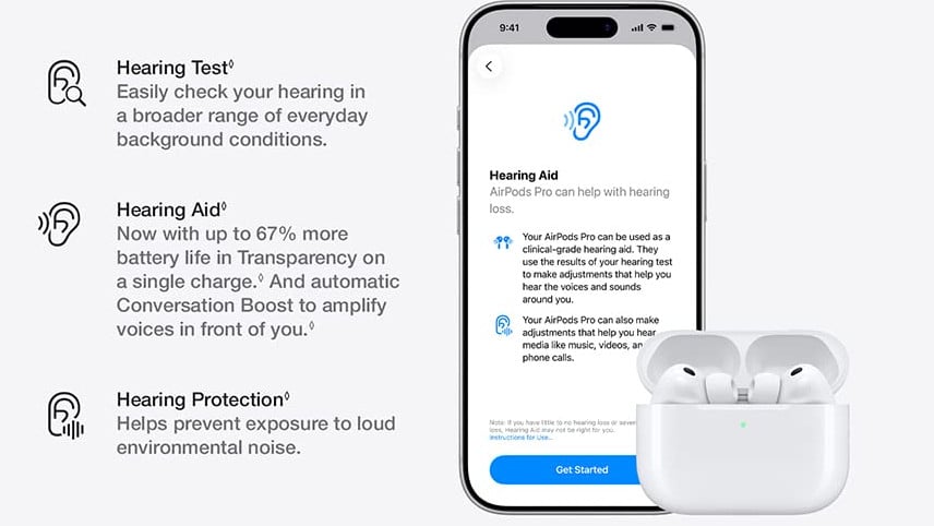 AirPods Pro 3 leverages both great ANC and hearing aid capabilities.