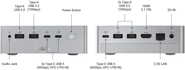 ASUS Ascent QN10 mini PC