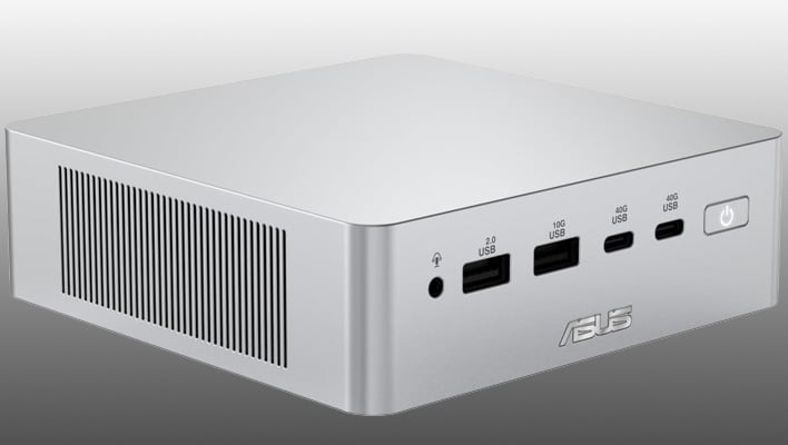 ASUS Ascent QN10 mini PC (angled render)