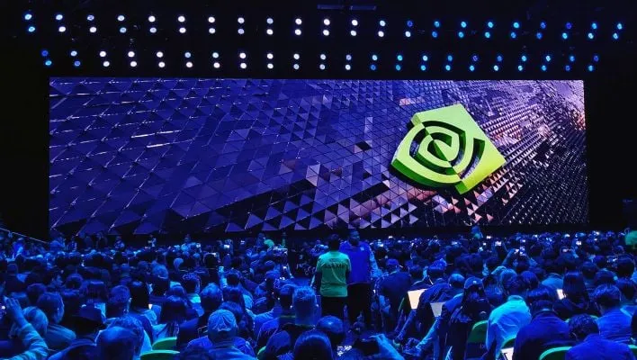 NVIDIA GTC stage