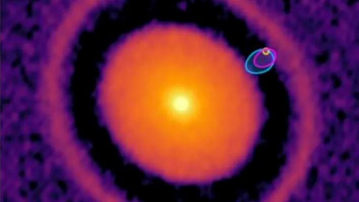 Astronomers first noticed the gap caused by Elias 2-24 b in 2017, but could not directly see the exoplanet until now