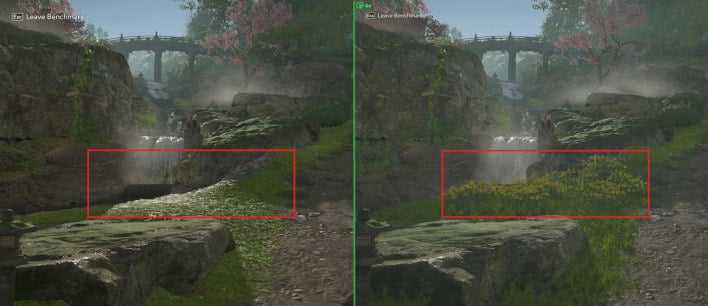 AutoSR enabling higher graphics settings at the same framerates.