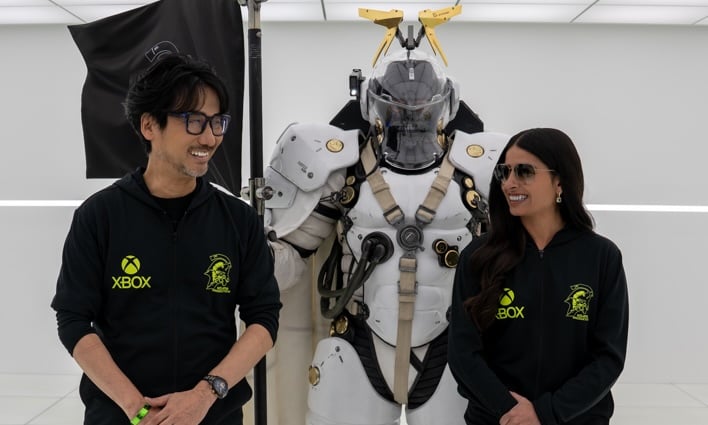 Hideo Kojima and Xbox CEO Asha Sharma