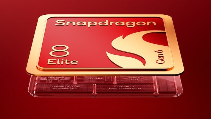 snapdragon 8 elite gen6 processor heatspreader render