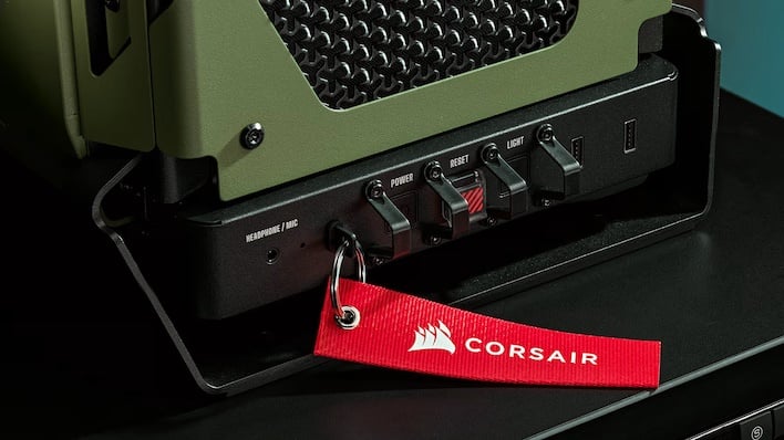 corsair warthog case front panel io bollards