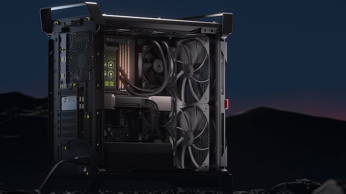 corsair warthog full build side open black