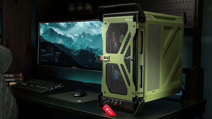 corsair warthog on desk setup