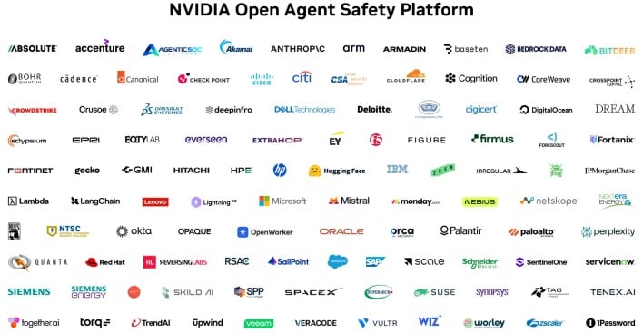 nvidia open agent safety platform partners