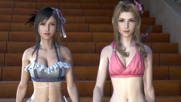 tifa aerith swimsuit