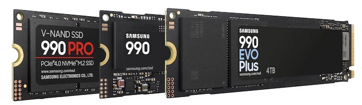 samsung three ssds