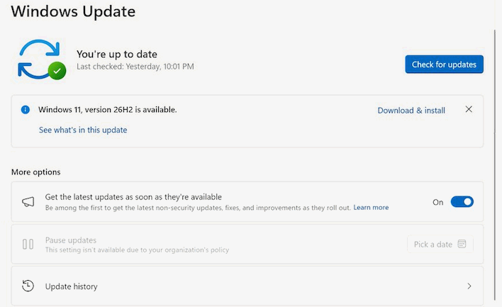 microsoft windows 26h2 update