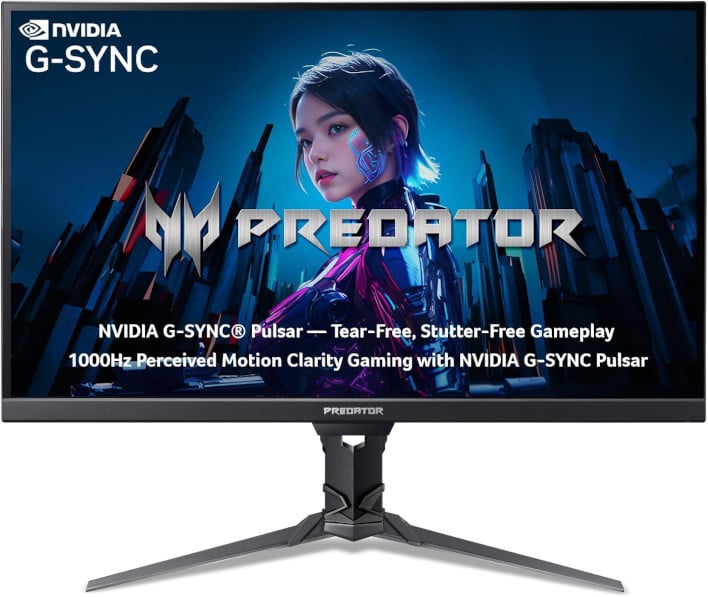 The Acer Predator XB273U, and the top gaming monitor on this list.
