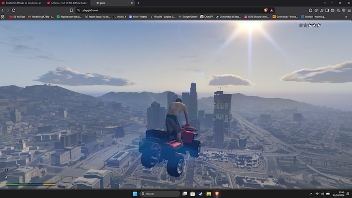 GTA 5 running in web browser