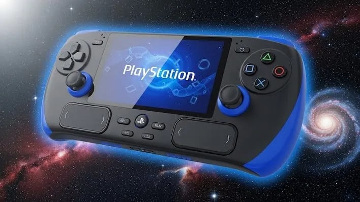 PlayStation 6 Canis Handheld Concept Render.