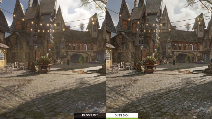 hogwarts legacy dlss 5 hogsmeade