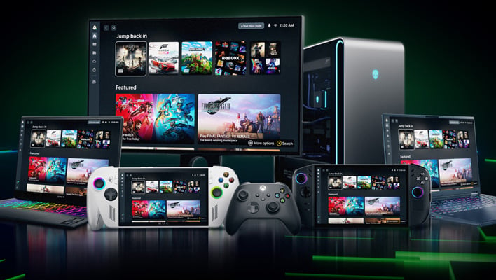 Windows 11 devices running Xbox Mode