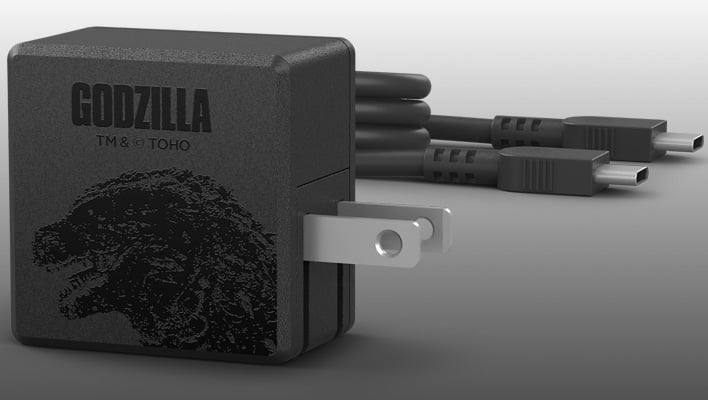 65W Godzilla Edition power adapter