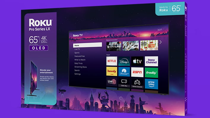 65-inch Roku Pro Series LX OLED TV