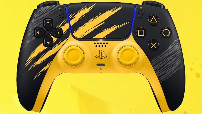 Sony DualSense Marvel's Wolverine Battle Yellow Limited Edition controller